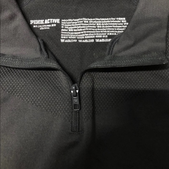 VS pink active crop long sleeve - Picture 2 of 2